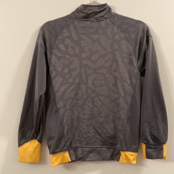 Nike Air Jordan Boys Gray Dri-Fit Large 12-13 Full Zip up athletic jacket - Picture 5 of 8
